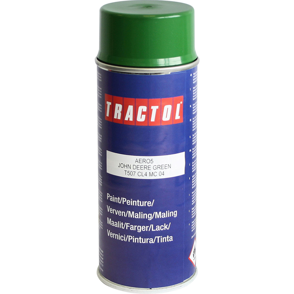 Tractol Paint 400ml Spray Can John Deere Green