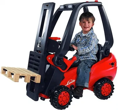 Linde Kids Pedal Forklift with Pallet