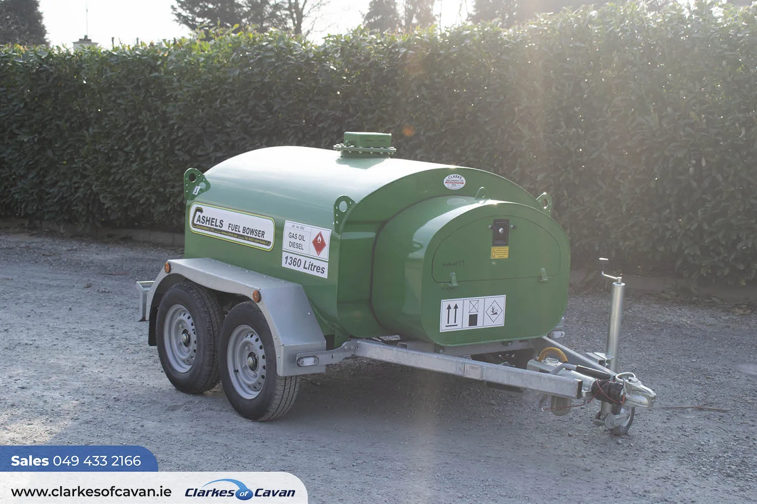 Cashels 300 Gallon Fuel Bowser