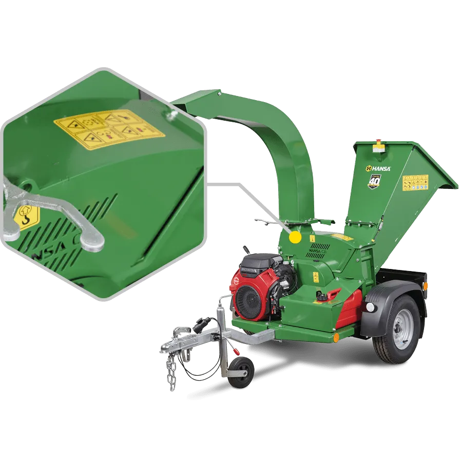Hansa C21RT Towable Wood Chipper