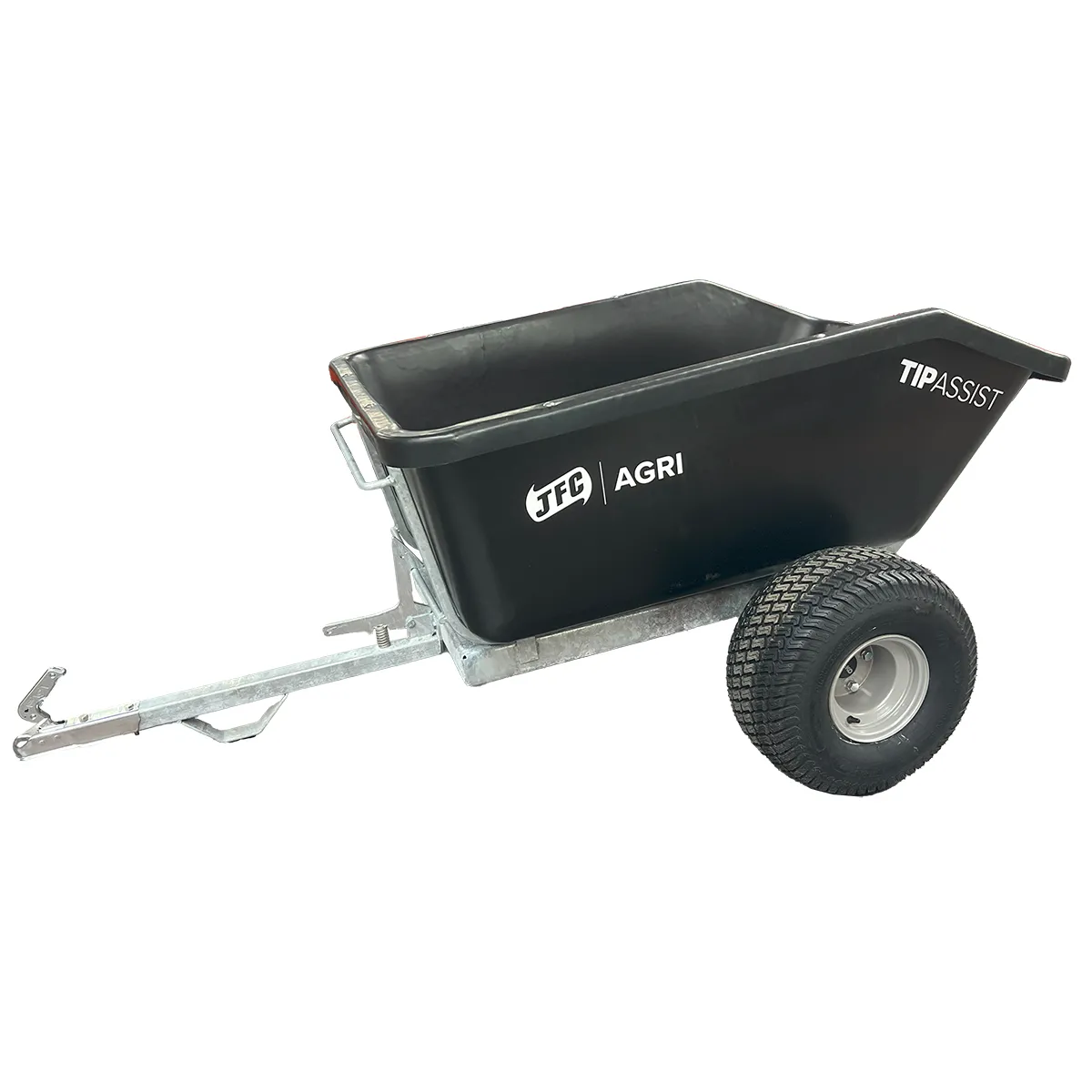 JFC Quad Tipping Trailer Gas Ram Assisted 500 Litre