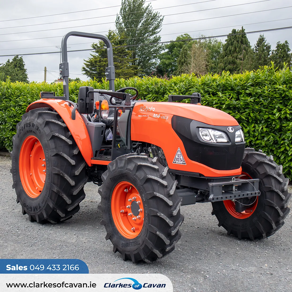 Kubota M4063 ROPS