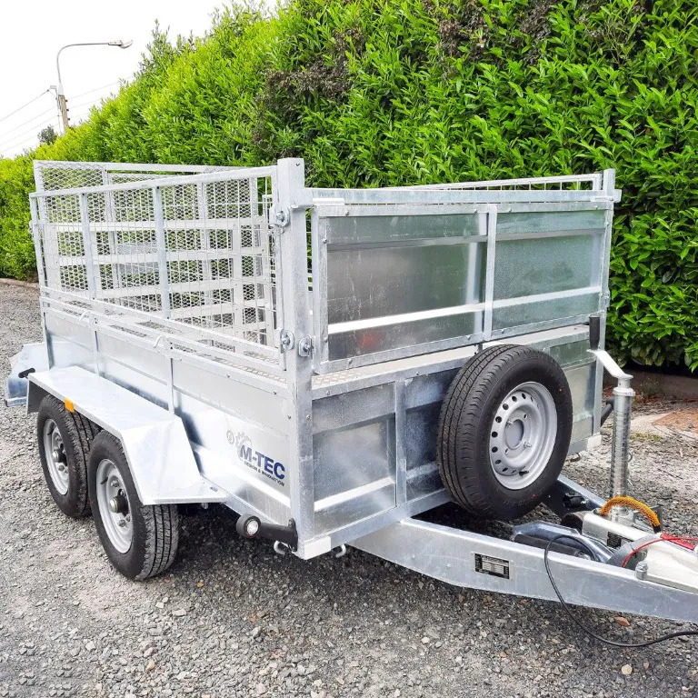 M-Tec 8ft x 5ft Twin Axle Trailer