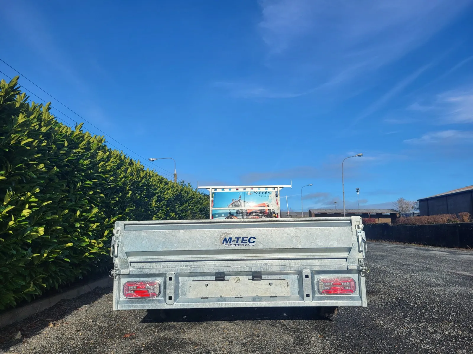 M-Tec Flatbed Tri Axle Builders Trailer