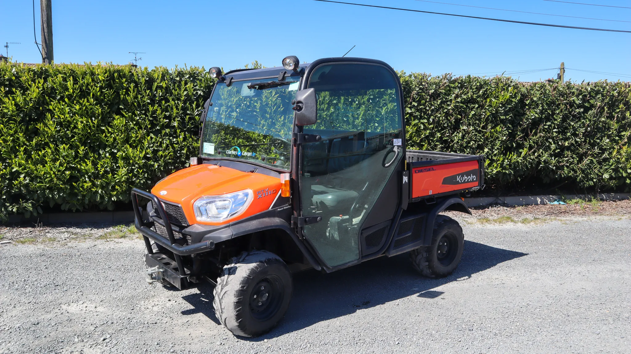 Kubota RTV X1110 Orange