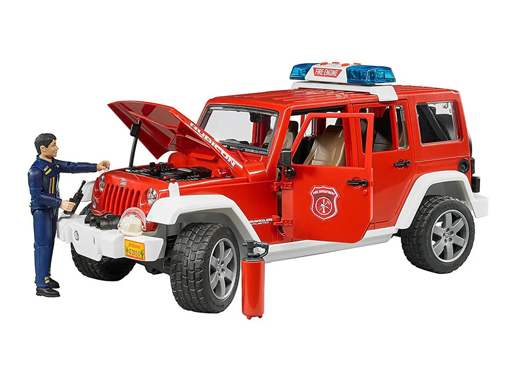  Bruder Fire Jeep Wrangler Unlimited Rubicon 