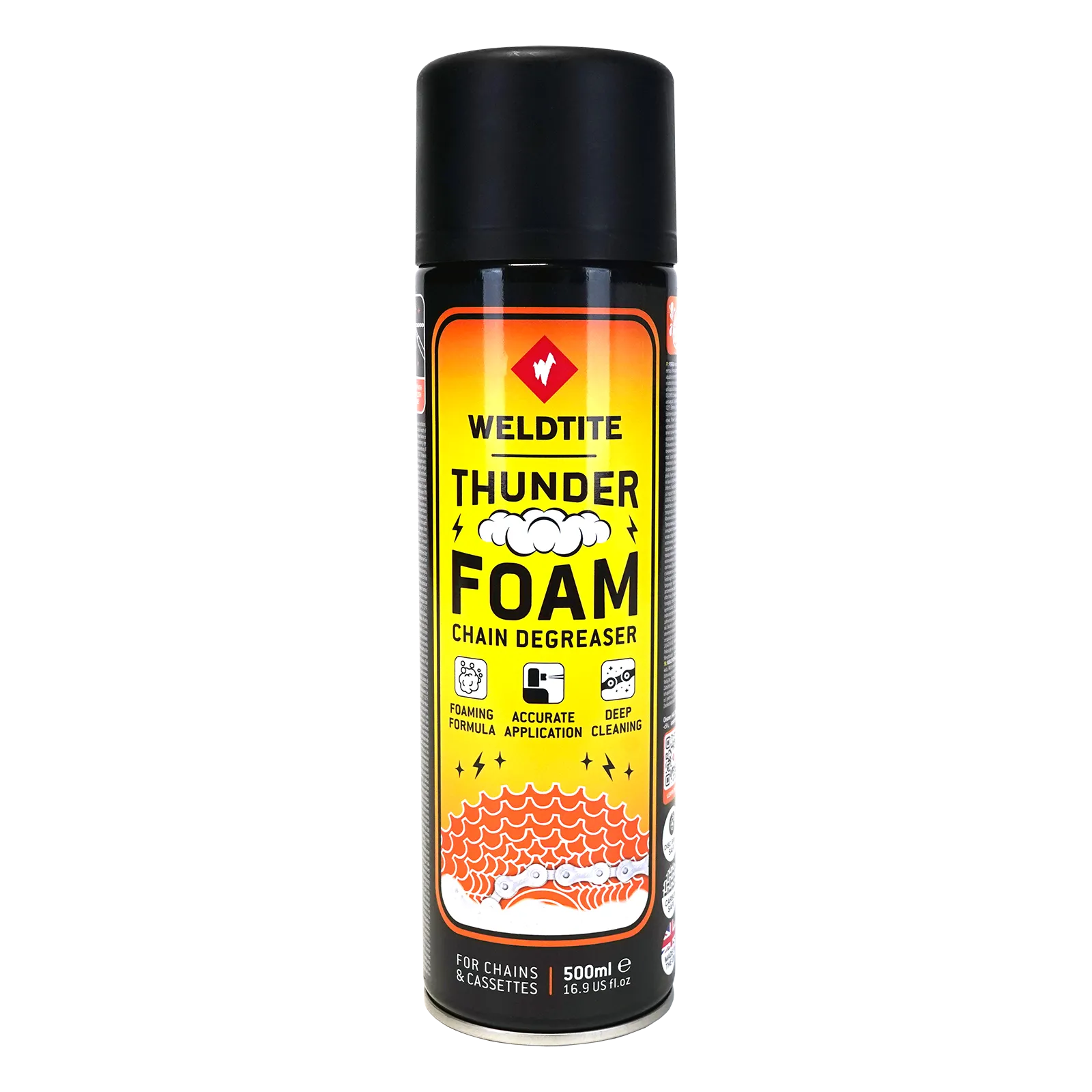 Weldtite Thunder Foam Chain Degreaser (500ml)