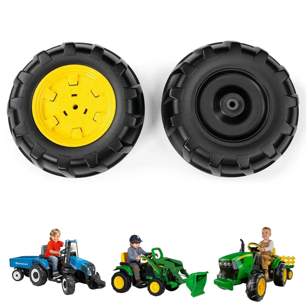 Front Replacement Wheels for Peg Perego Electric Ride-On Tractors 