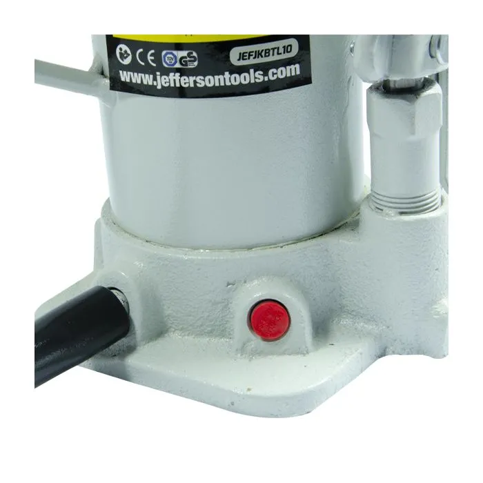 Jefferson 2 Tonne Bottle Jack c/w Case - Heavy Duty Hydraulic Jack with Blow Moulded Case