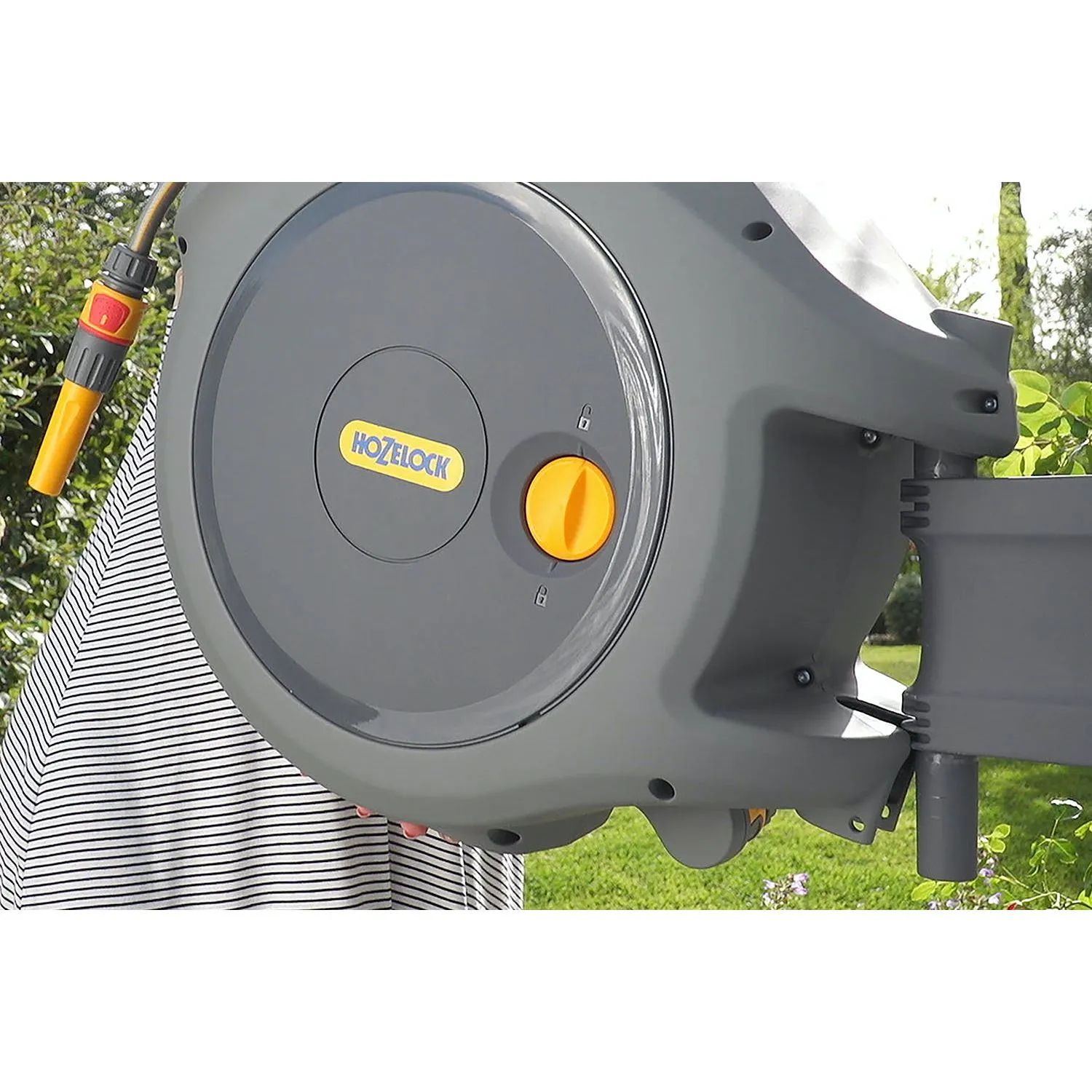 Hozelock 40m Auto Reel with Hose at Clarkes of Cavan - Delivery Nationwide.