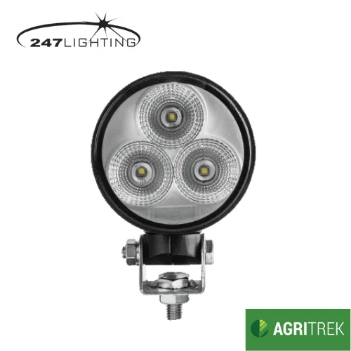 Agritrek 3 Inch Round LED Work Lamp 30W – 247 CA 5758, 9-32V Flood Beam