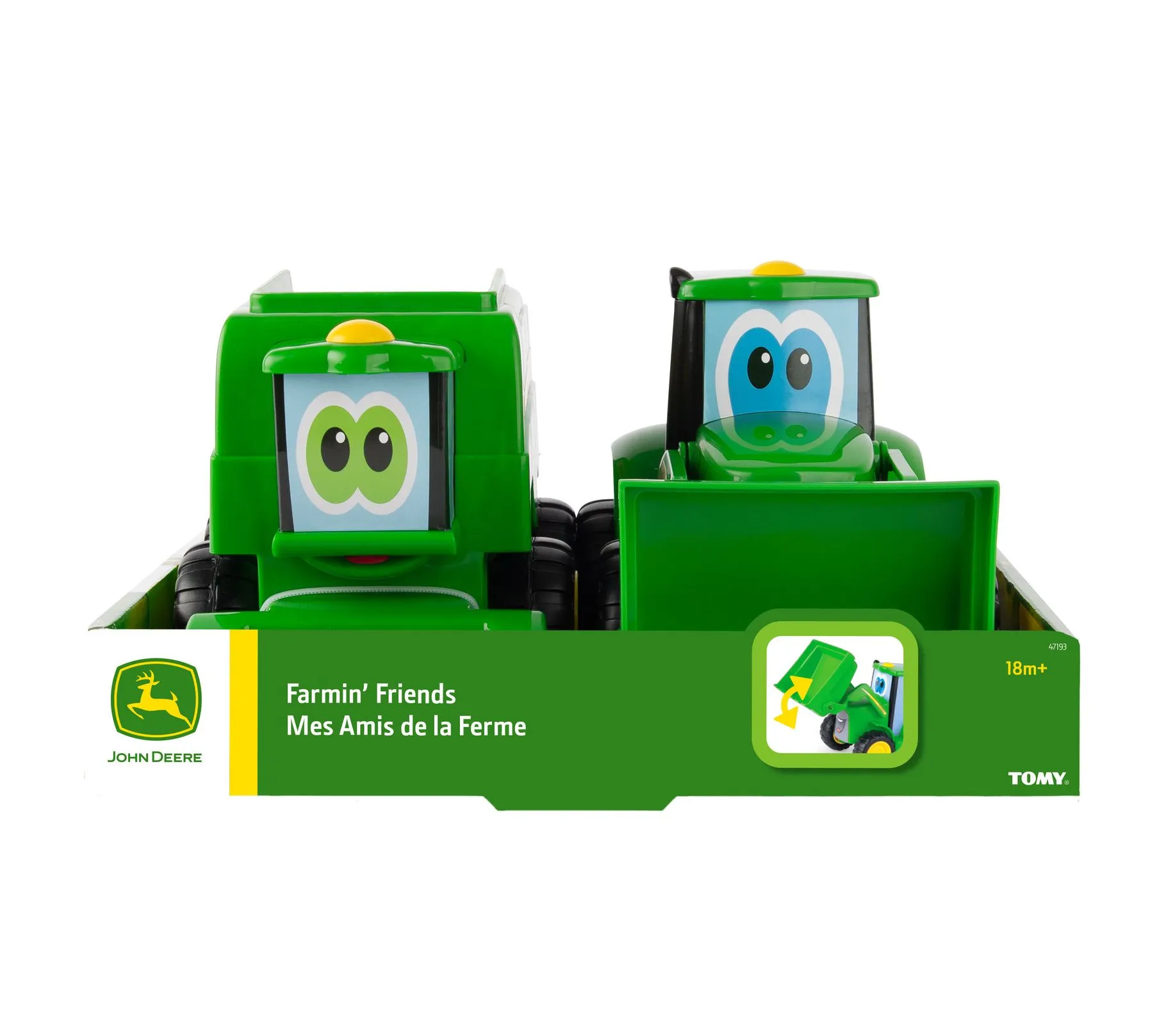 Britains John Deere Farmin Friends Tractor & Combine Harvester