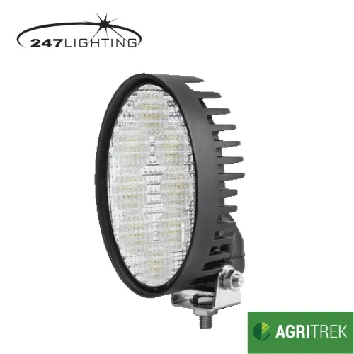 Agritrek 5.5 Inch Oval LED Work Lamp 40W – 247 CA 5755, 9-32V Flood Beam
