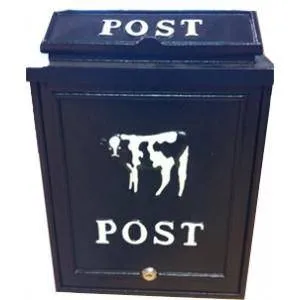 Diecast Post Box - Cow Design