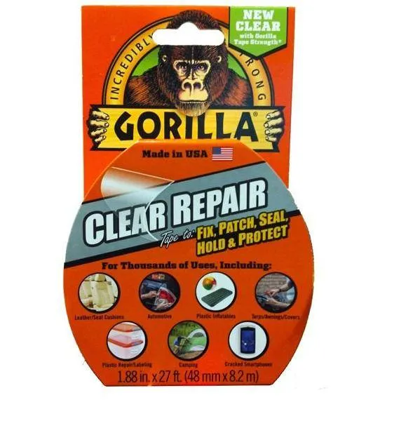 Gorilla Clear Repair Tape 8.2m x 48mm