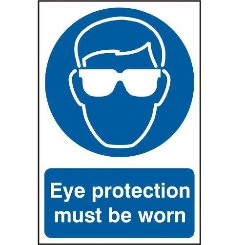 Sign Safety Eye Protection