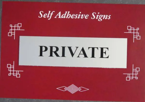 Sign Private Silver