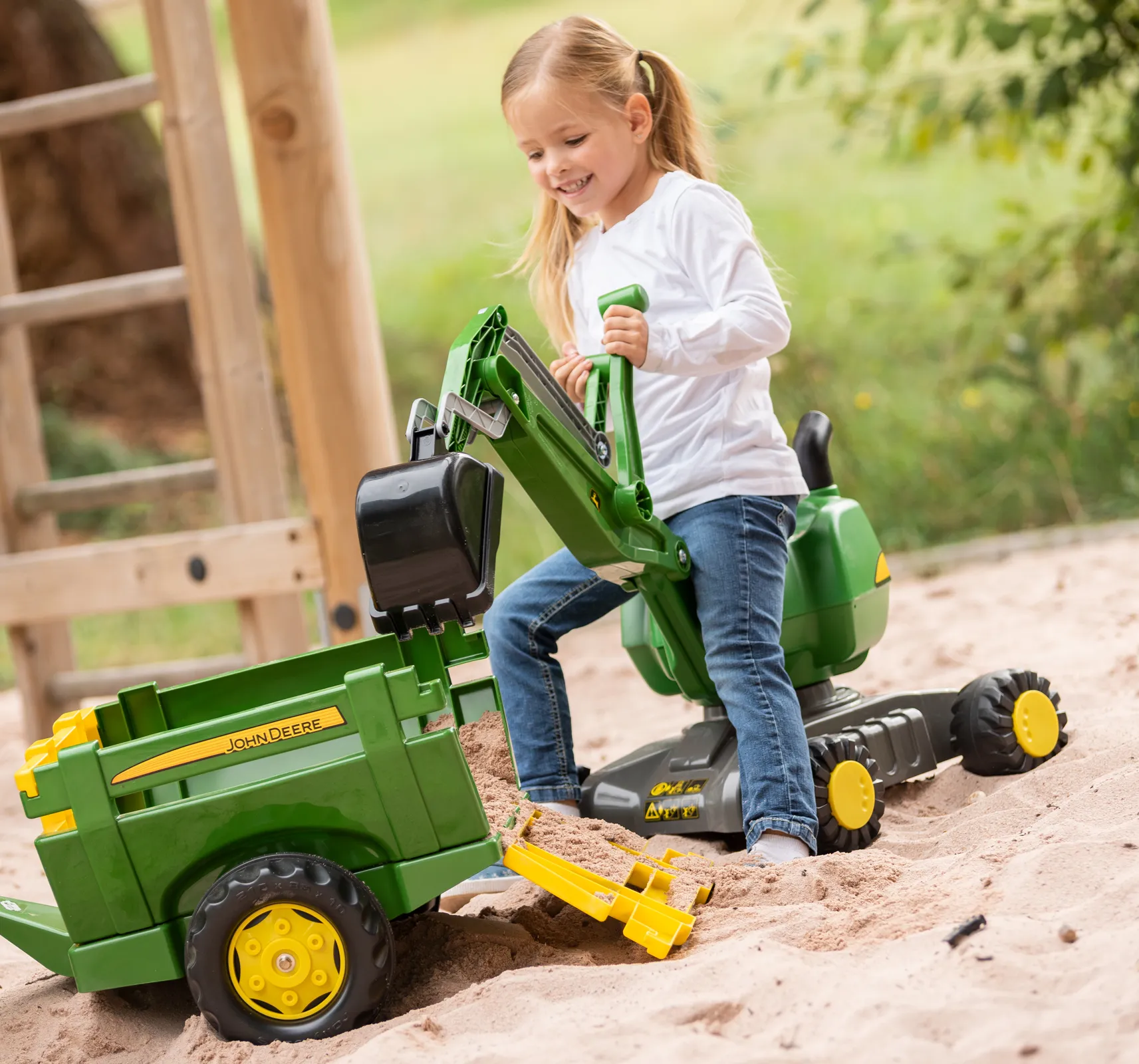 Rolly John Deere Excavator Digger