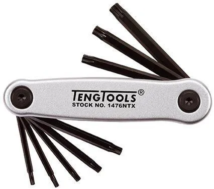 Teng Tools Torx Key Set 7 Piece Silver