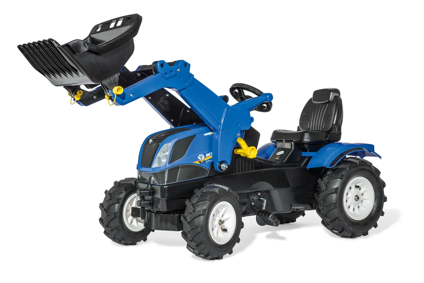 Rolly Kids Farmtrac New Holland Pedal Tractor with Pump Tyres
