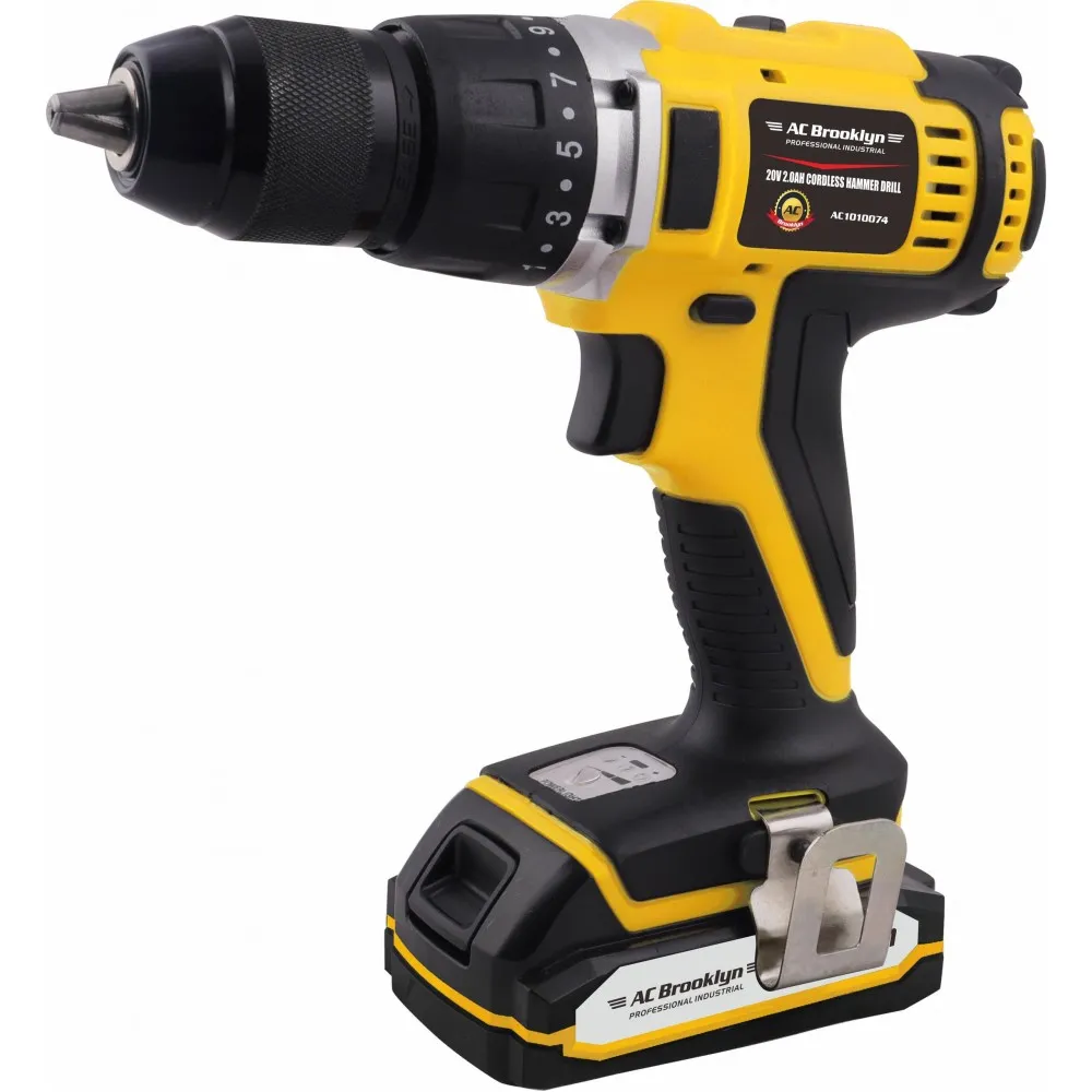 Ac Brooklyn 20V Cordless Drill 2x2AH Battery
