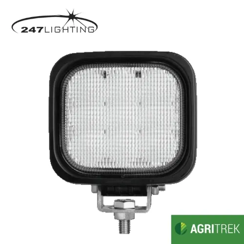 Agritrek 5 Inch Square LED Work Lamp 27W –  247 CA 5754, 9-32V Flood Beam