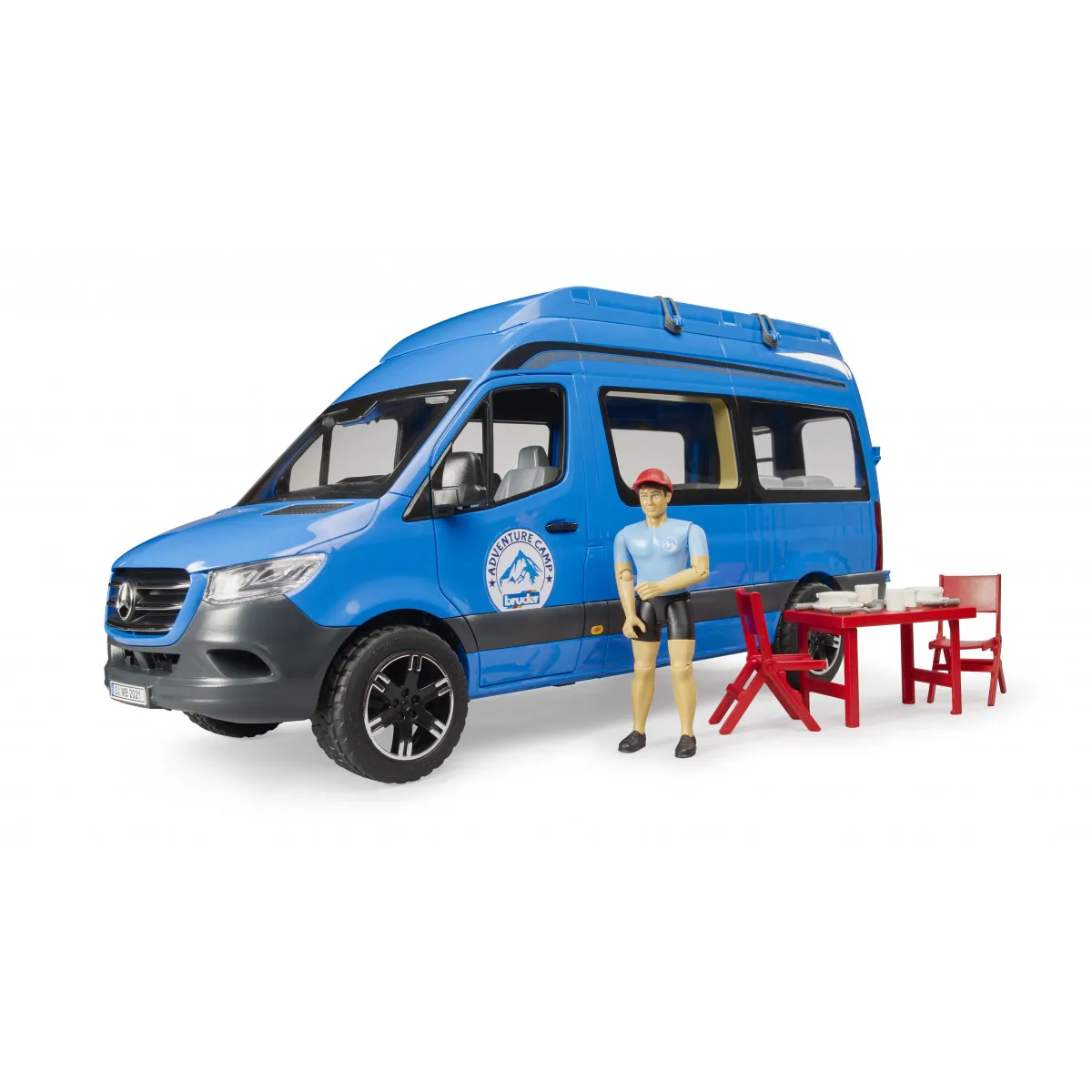 Bruder 02684 Mercedes-Benz Sprinter Camper with Driver – 1:16 Scale Toy Vehicle