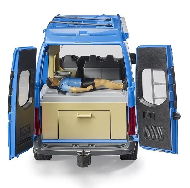 Bruder 02684 Mercedes-Benz Sprinter Camper with Driver – 1:16 Scale Toy Vehicle