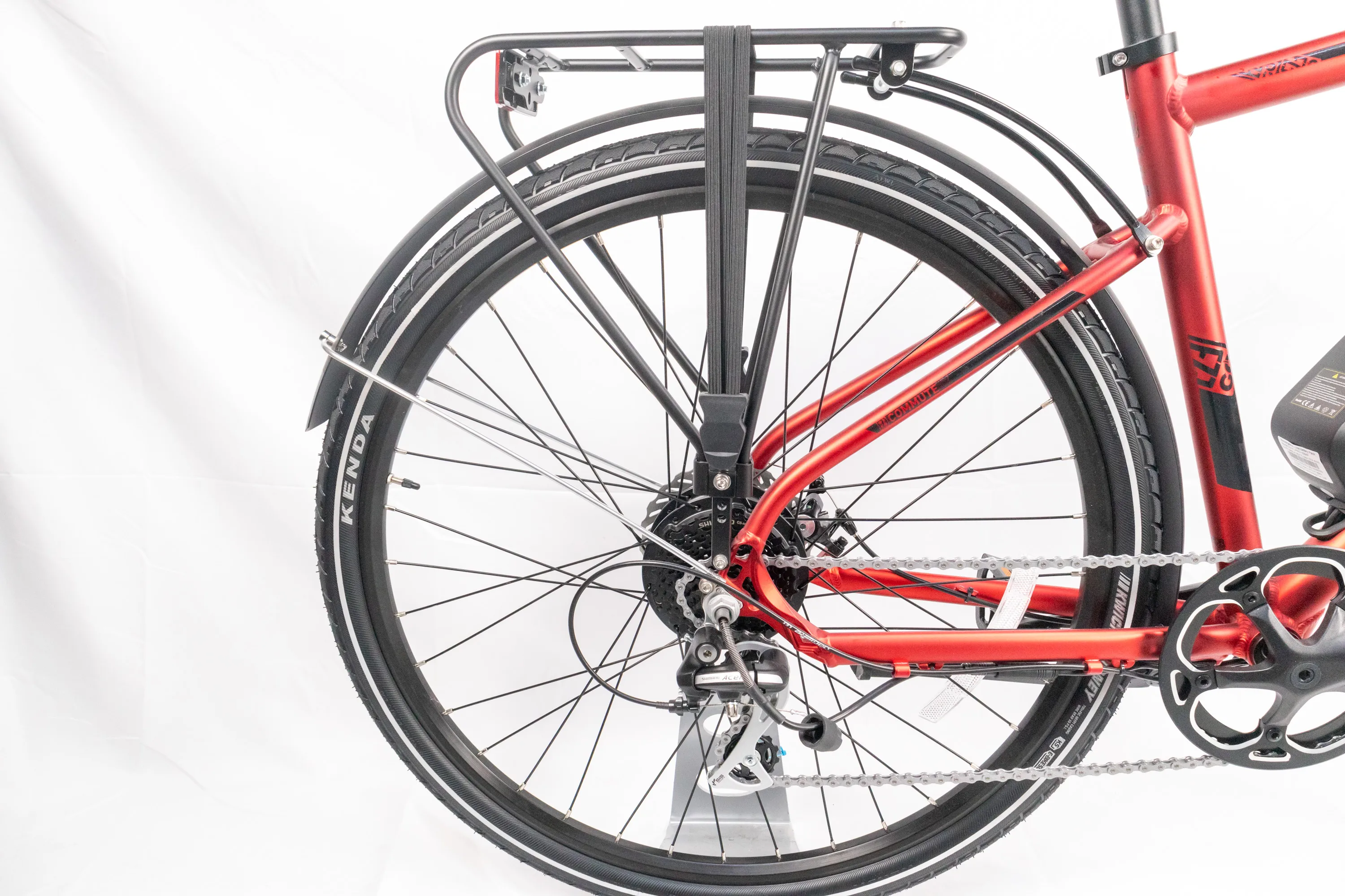 EzeGo Commute EX Gents Red Electric Bike