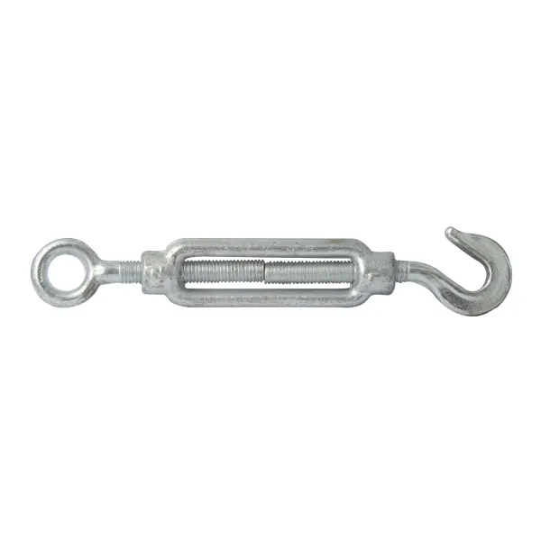 Genfitt G13277 Turnbuckle Hook & Eye – 20 x 420mm | Galvanised & Durable