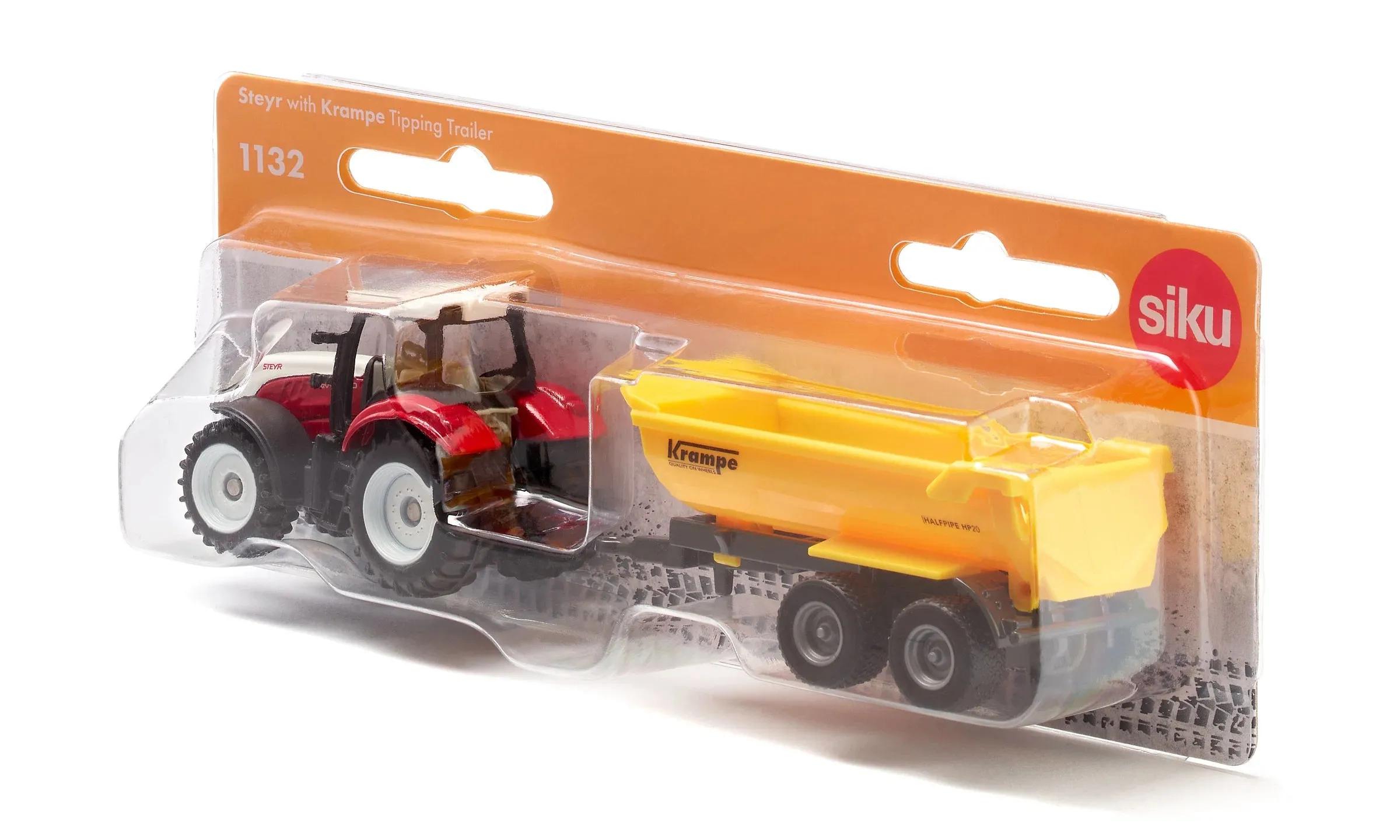 Siku Steyr with Krampe tipper trailer