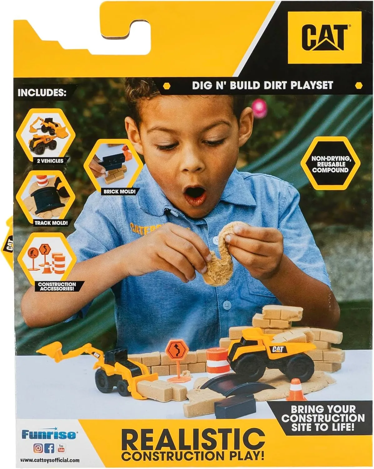 CAT Construction Toys, Dig N' Build Dirt Playset