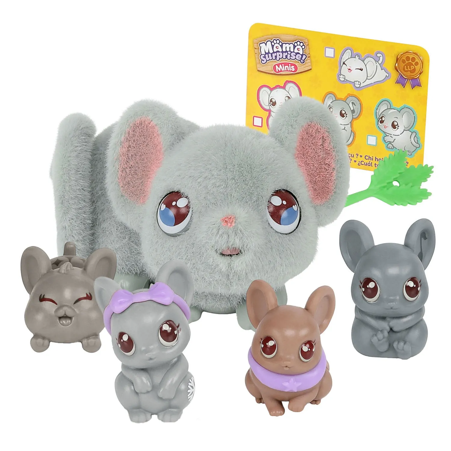 Little Live Pets Mama Surprise Mini Toy Figure Mouse - Blue