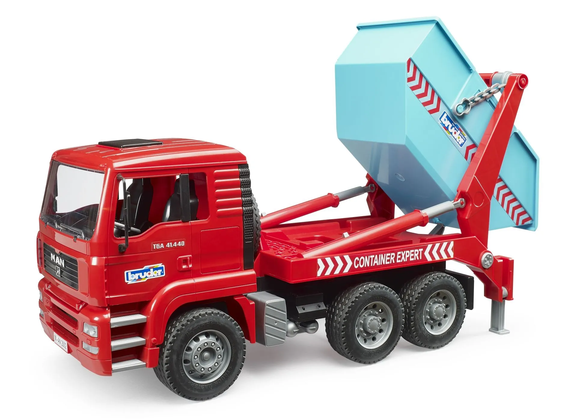 Bruder MAN TGA Skip Container Loader