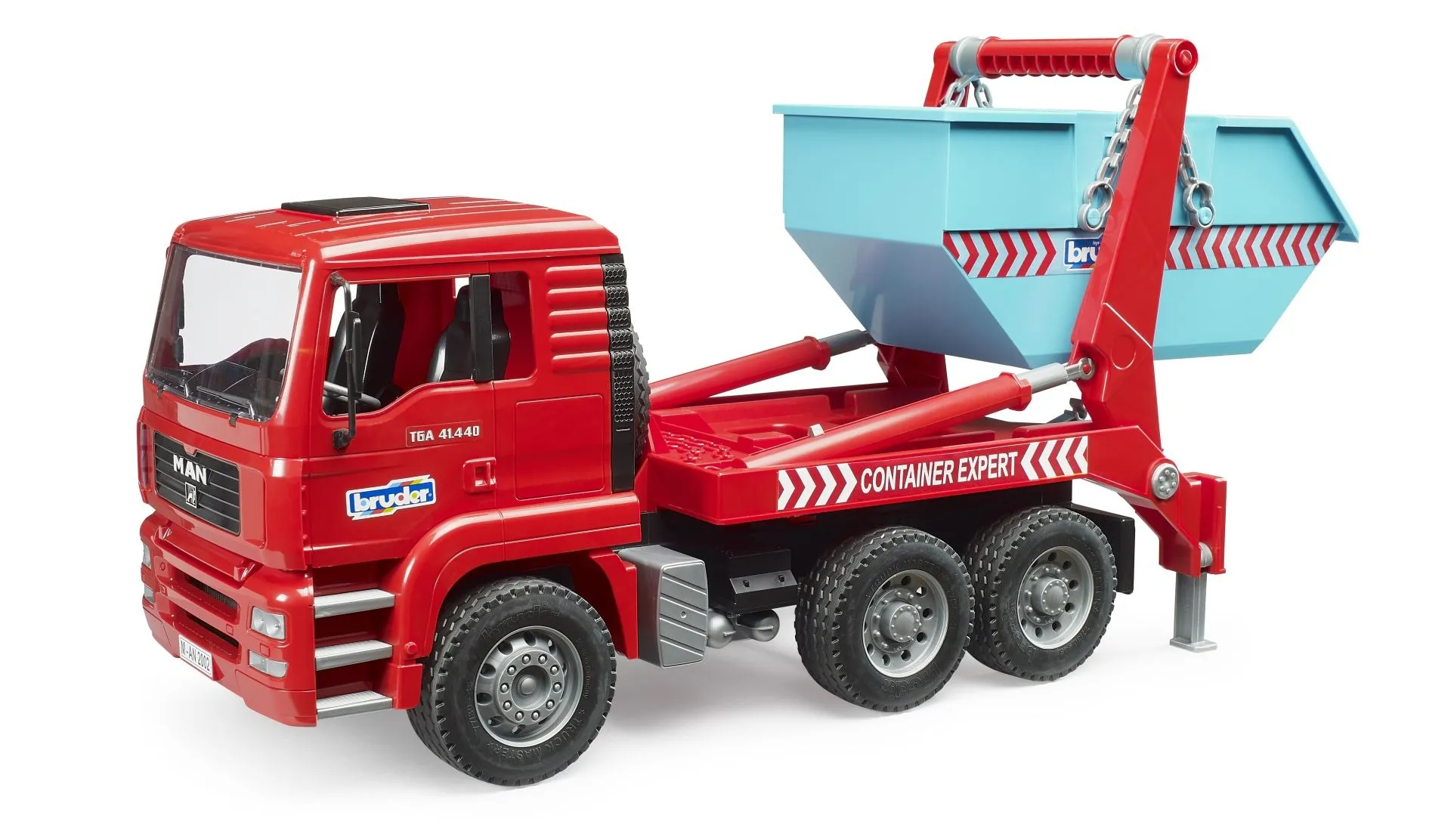 Bruder MAN TGA Skip Container Loader