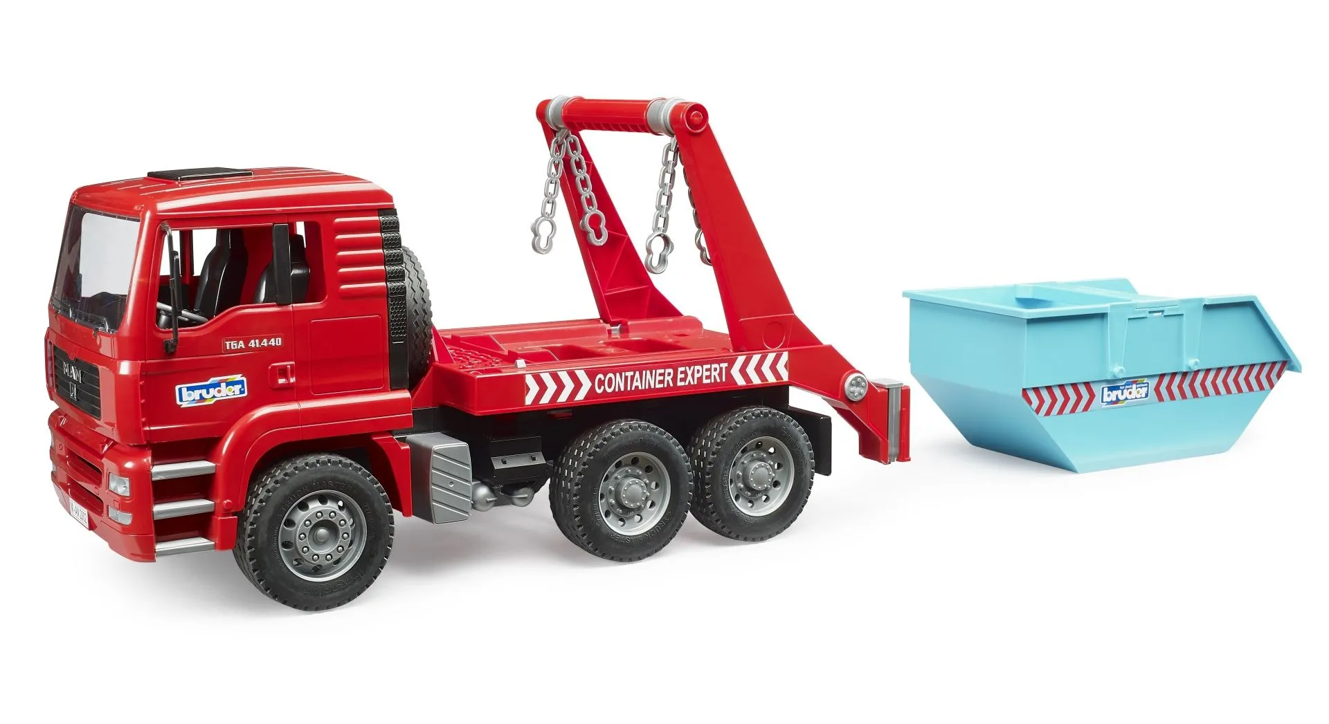Bruder MAN TGA Skip Container Loader