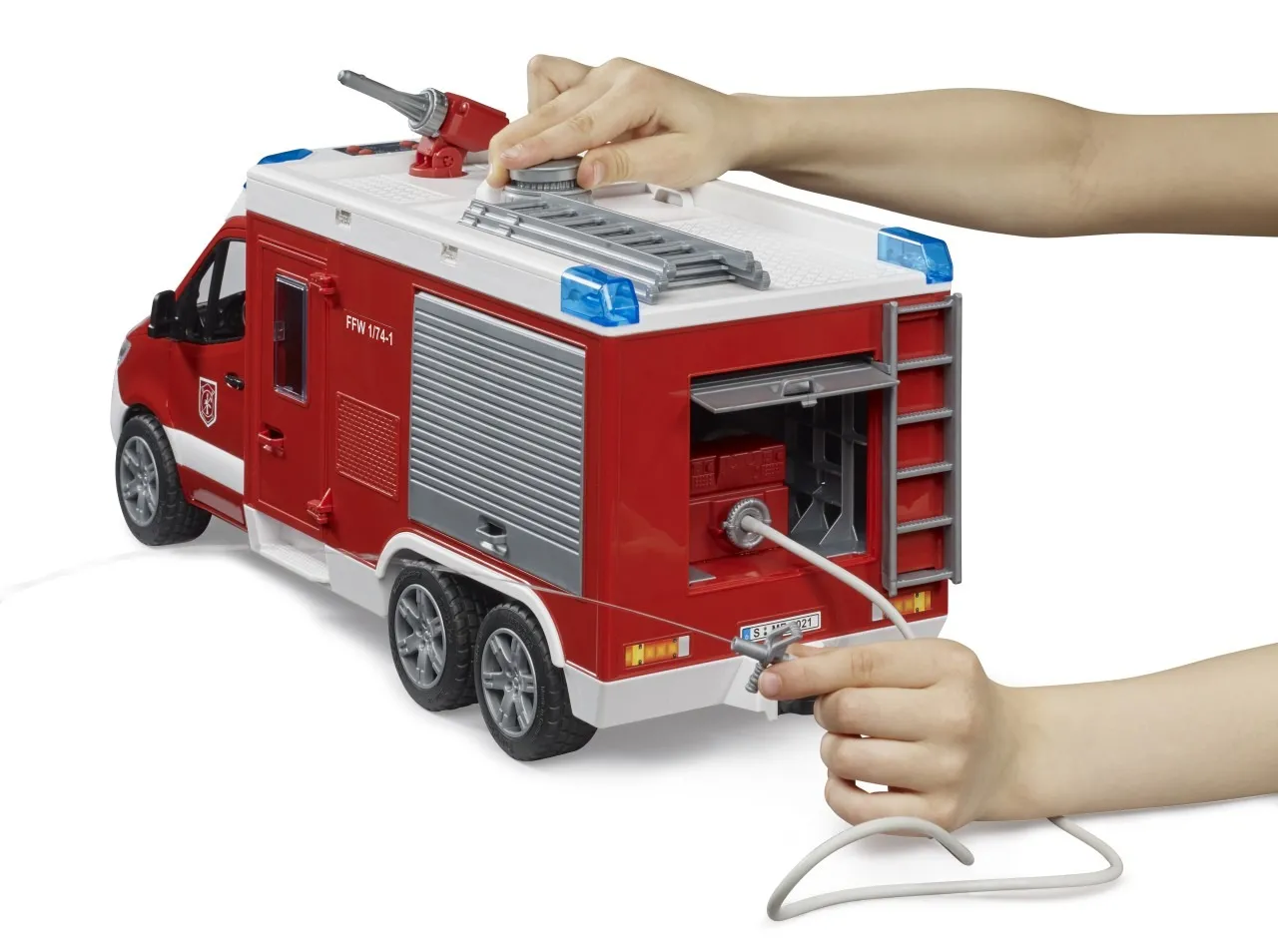 Bruder Mercedes-Benz Sprinter fire engine with Light and Sound