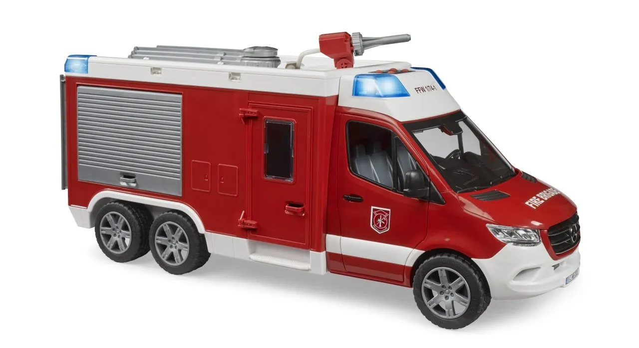 Bruder Mercedes-Benz Sprinter fire engine with Light and Sound