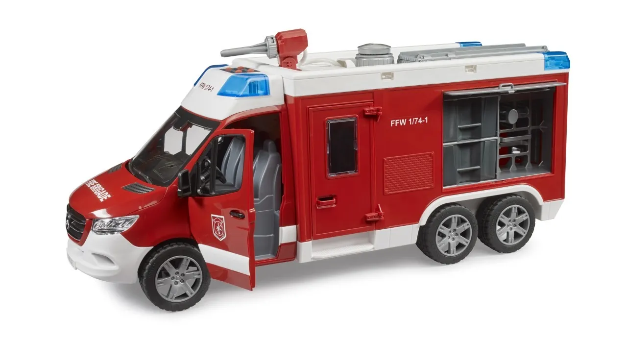 Bruder Mercedes-Benz Sprinter fire engine with Light and Sound