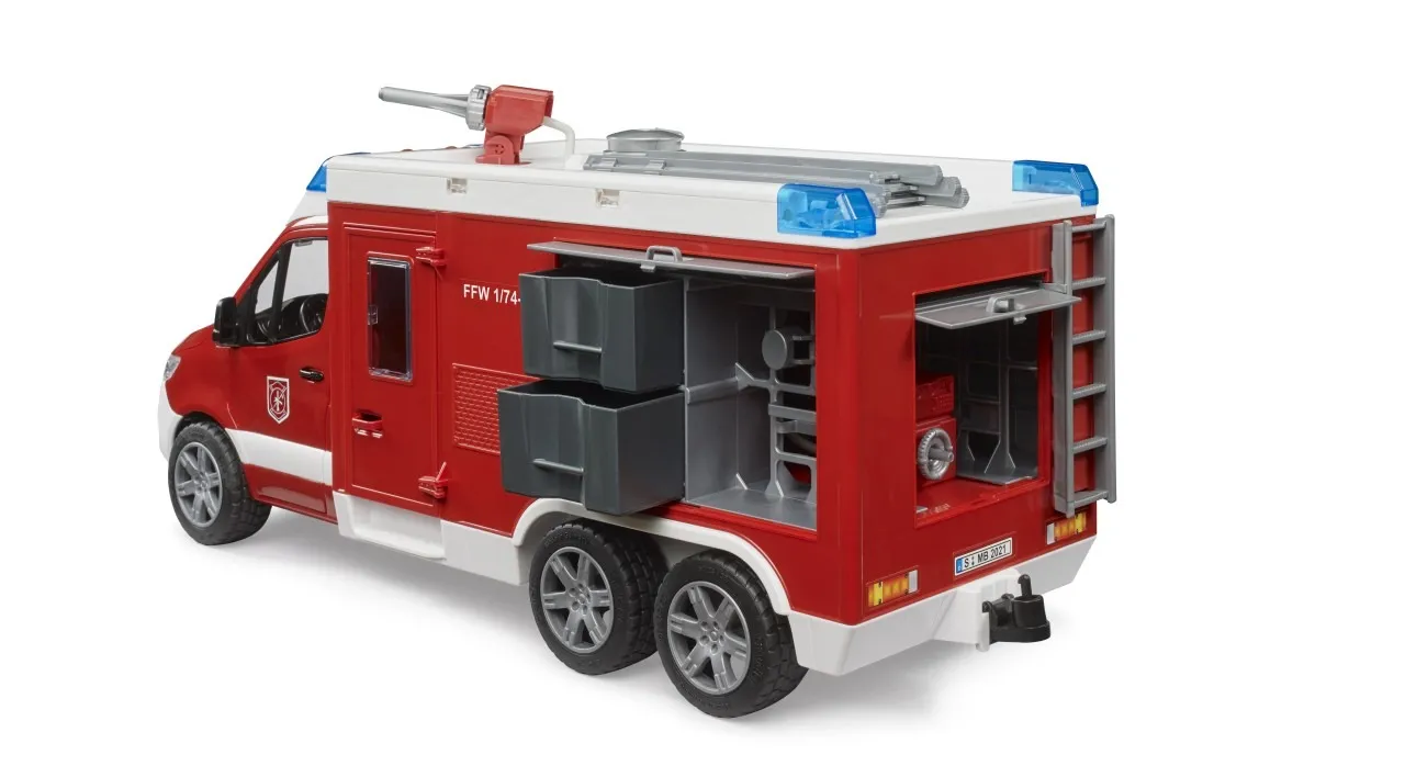 Bruder Mercedes-Benz Sprinter fire engine with Light and Sound