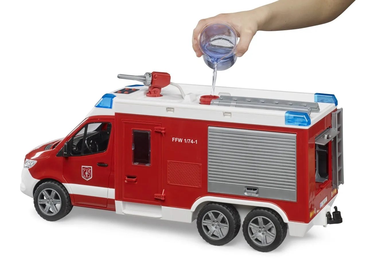 Bruder Mercedes-Benz Sprinter fire engine with Light and Sound