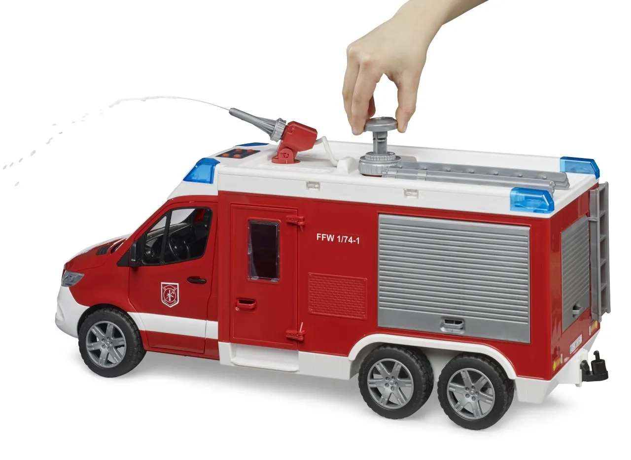 Bruder Mercedes-Benz Sprinter fire engine with Light and Sound