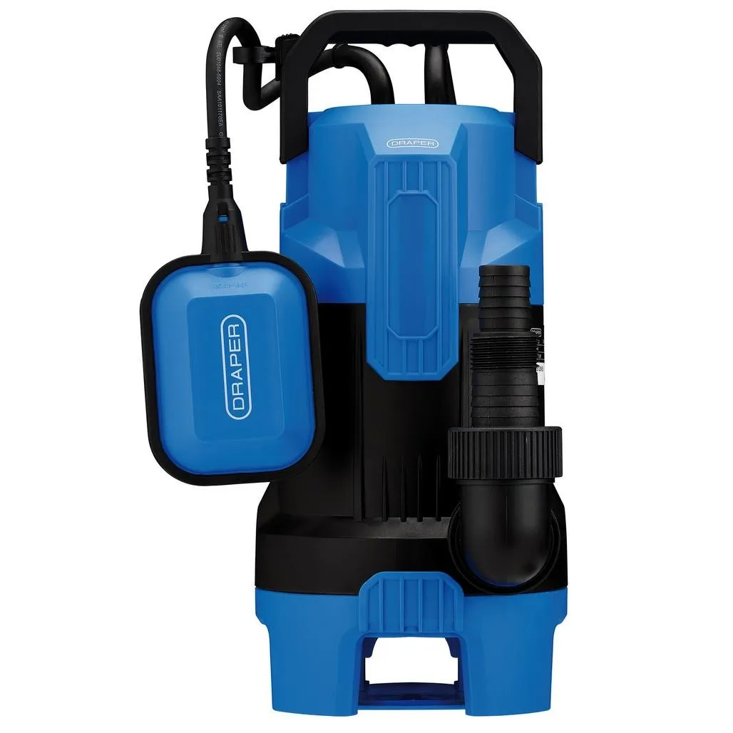 Draper 230V Submersible Dirty Water Pump with Float Switch, 260L/min, 550W