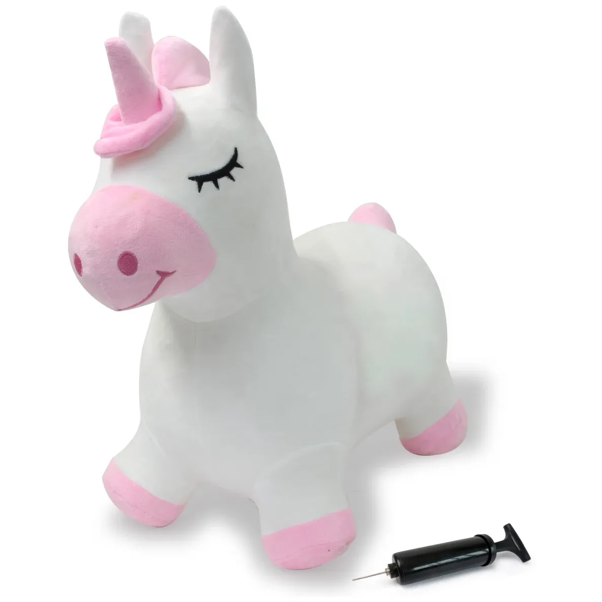 JAMARA - HoppyDoo Plush Unicorn Bouncy Hopper (Pump Included)
