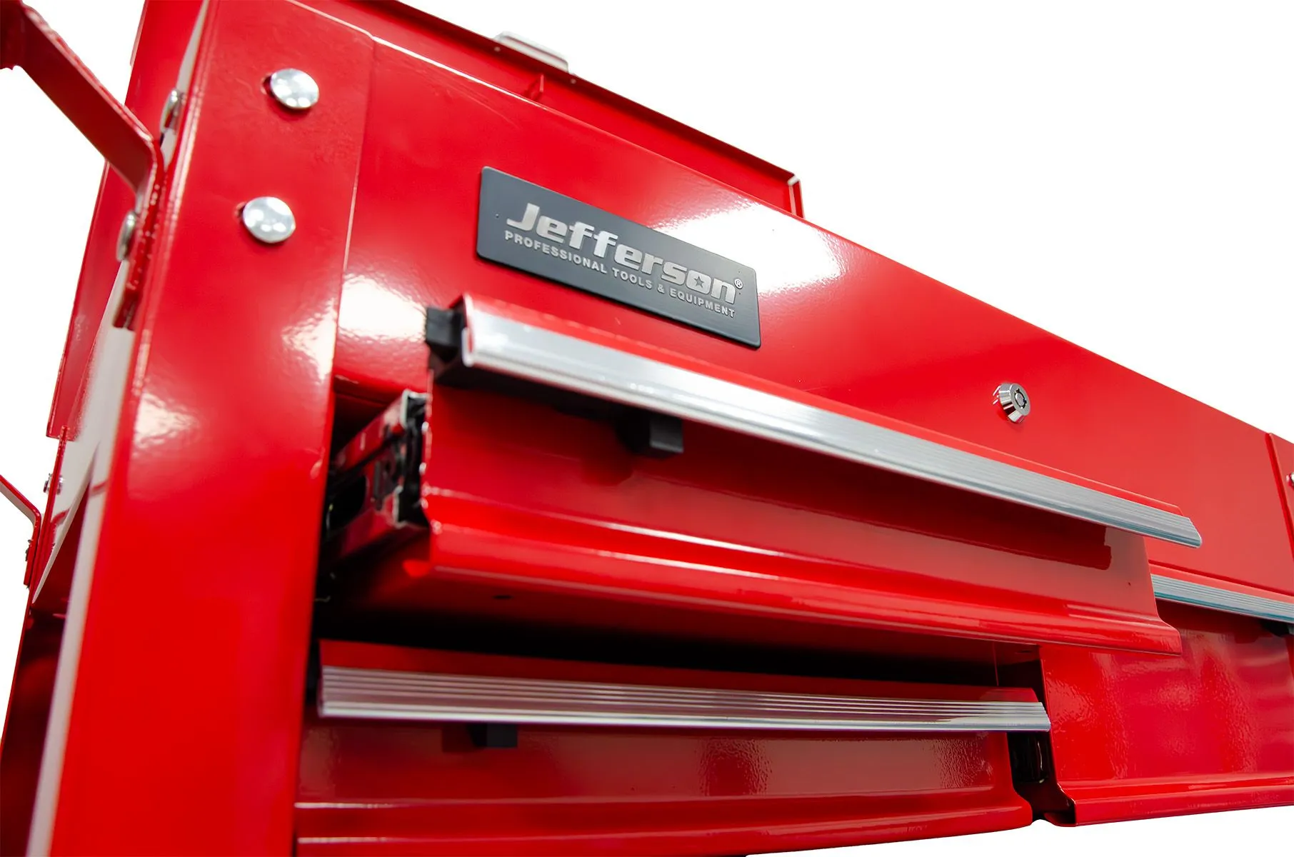 Jefferson Heavy Duty Mobile Tool & Parts Trolley with 5 Drawers & Lockable Lid