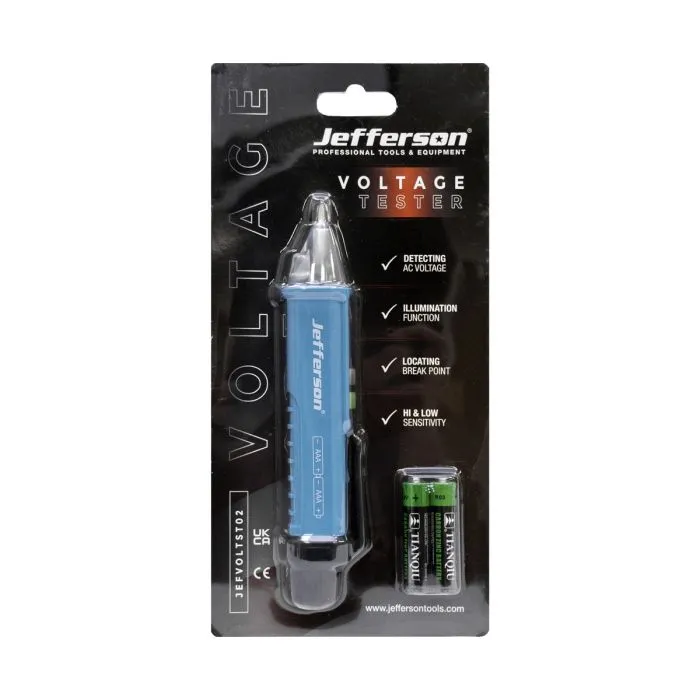 Jefferson Voltage & Magnetic Field Tester – Non-Contact AC Detector with LED Display