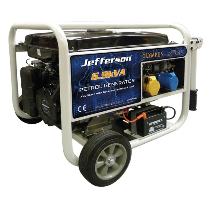 Jefferson Petrol Generator 6.9 KVA (Electric Start)