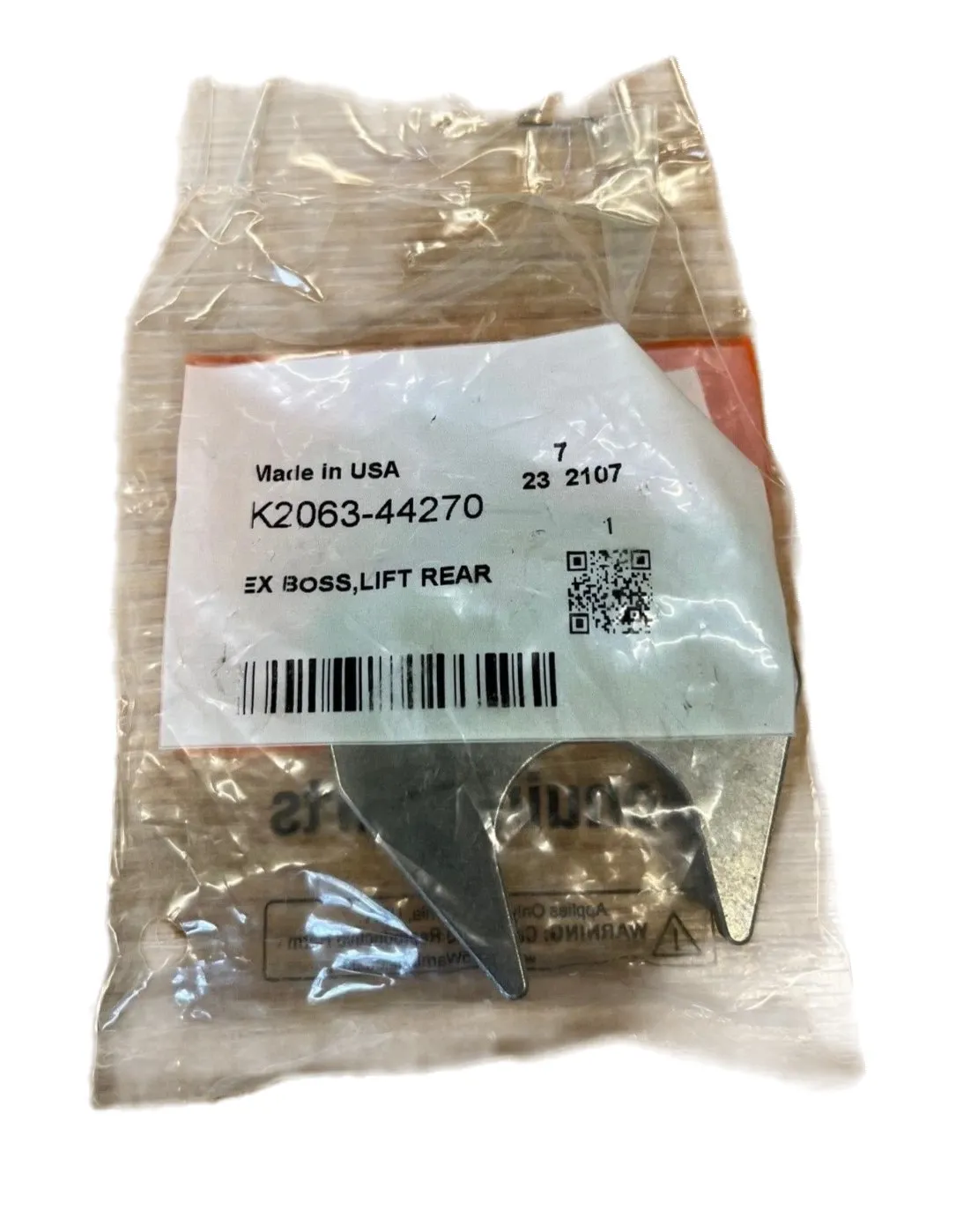 K2063‑44270 Kubota Rear Lift Boss | F35100 RH & F35200 LH Lift Link Compatible