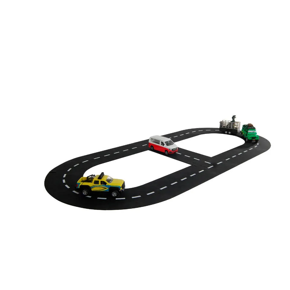 Kids Globe Traffic Highway Road Parts 18-Piece