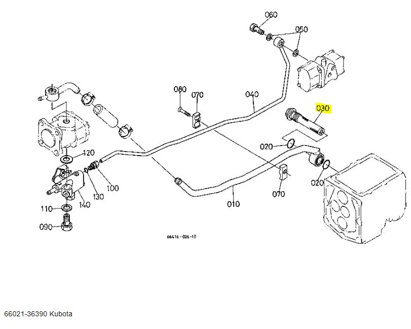 Kubota 66021-36390 Oil Filter – OEM Hydraulic & Engine Filter for Tractors & Mowers